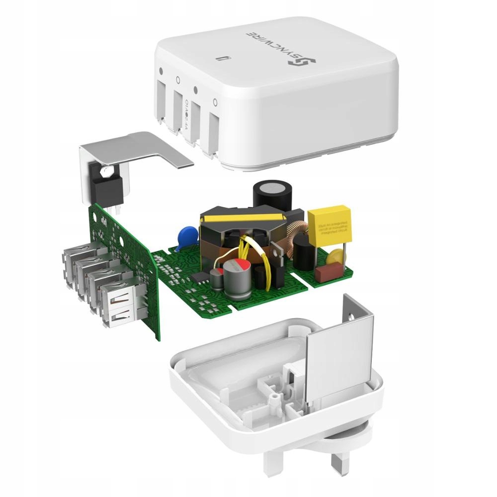 ŁADOWARKA SIECIOWA 4 X USB Syncwire 2.4A 7510609947 Sklep Amazon Ładowarka USB Syncwire ładowarka zasilacz USB – 6 A