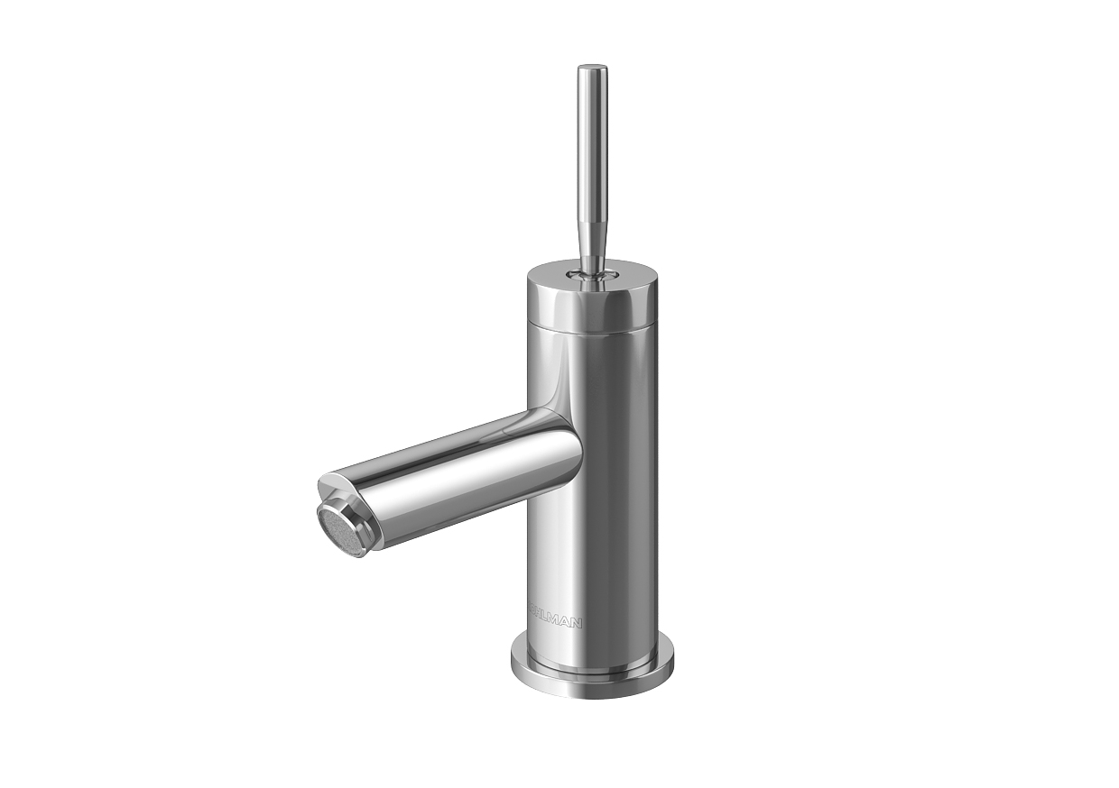 Stojanková umývadlová batéria Kohlman Maxima strieborná QB100M