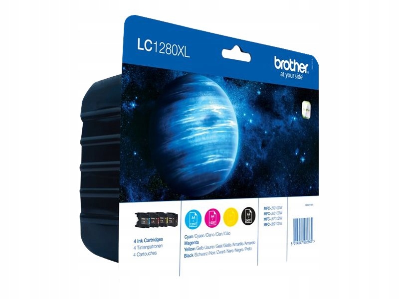 

4x tusz org. Brother LC-1280XL Cmyk do MFC-J6910dw