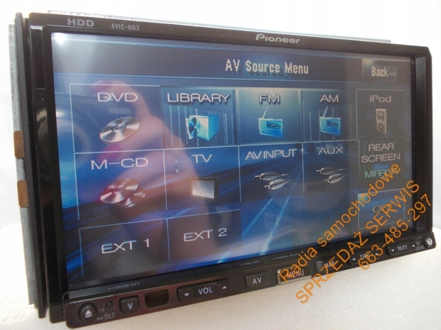 Pioneer avic hd3 как подключить флешку