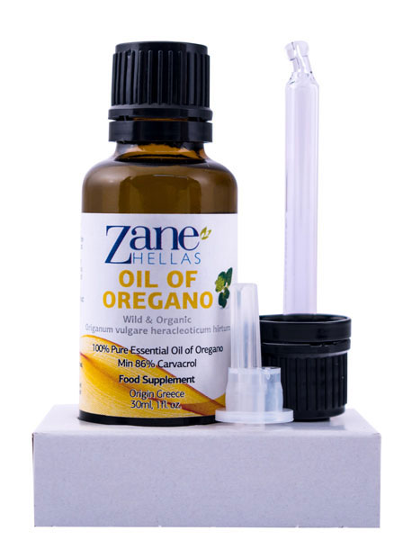 Olejek z dzikiego oregano 100% Zane Hellas Candida