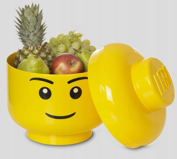 LEGO POJEMNIK GŁOWA CHŁOPIEC BOY DUŻA ROZMIAR L EAN (GTIN) 887988010814