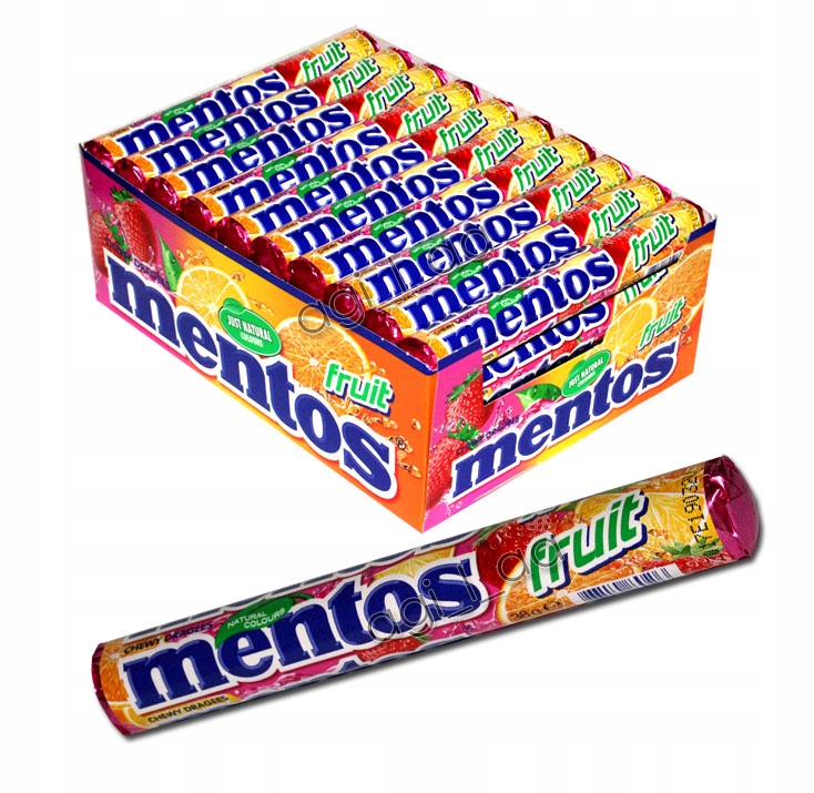 Mentos Fruit 40 rolek