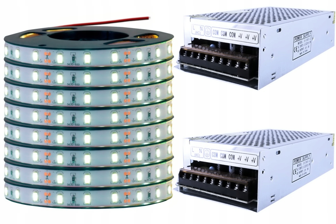 Led osvetlenie, biele, Prírodné 40 m