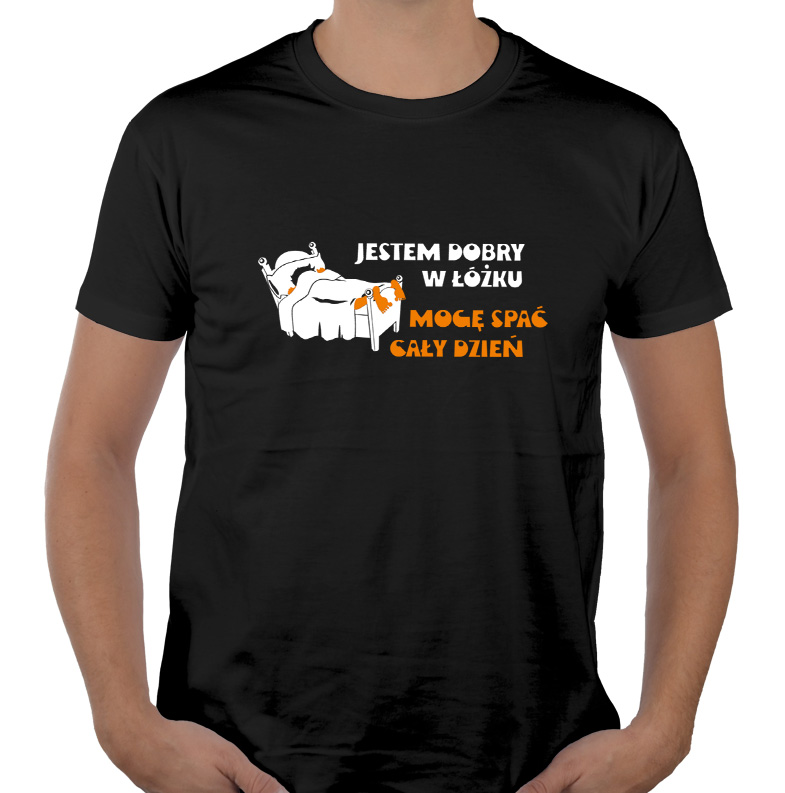 

Koszulka Jestem Dobry W Łóżku tshirt z nadrukiem L