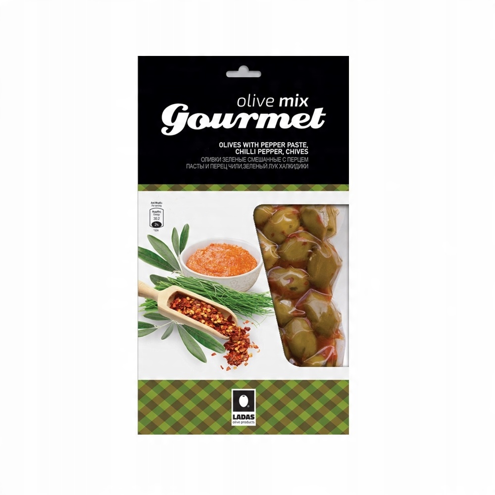 

Oliwki z chili, szczypiorkiem, pastą pimiento 250g