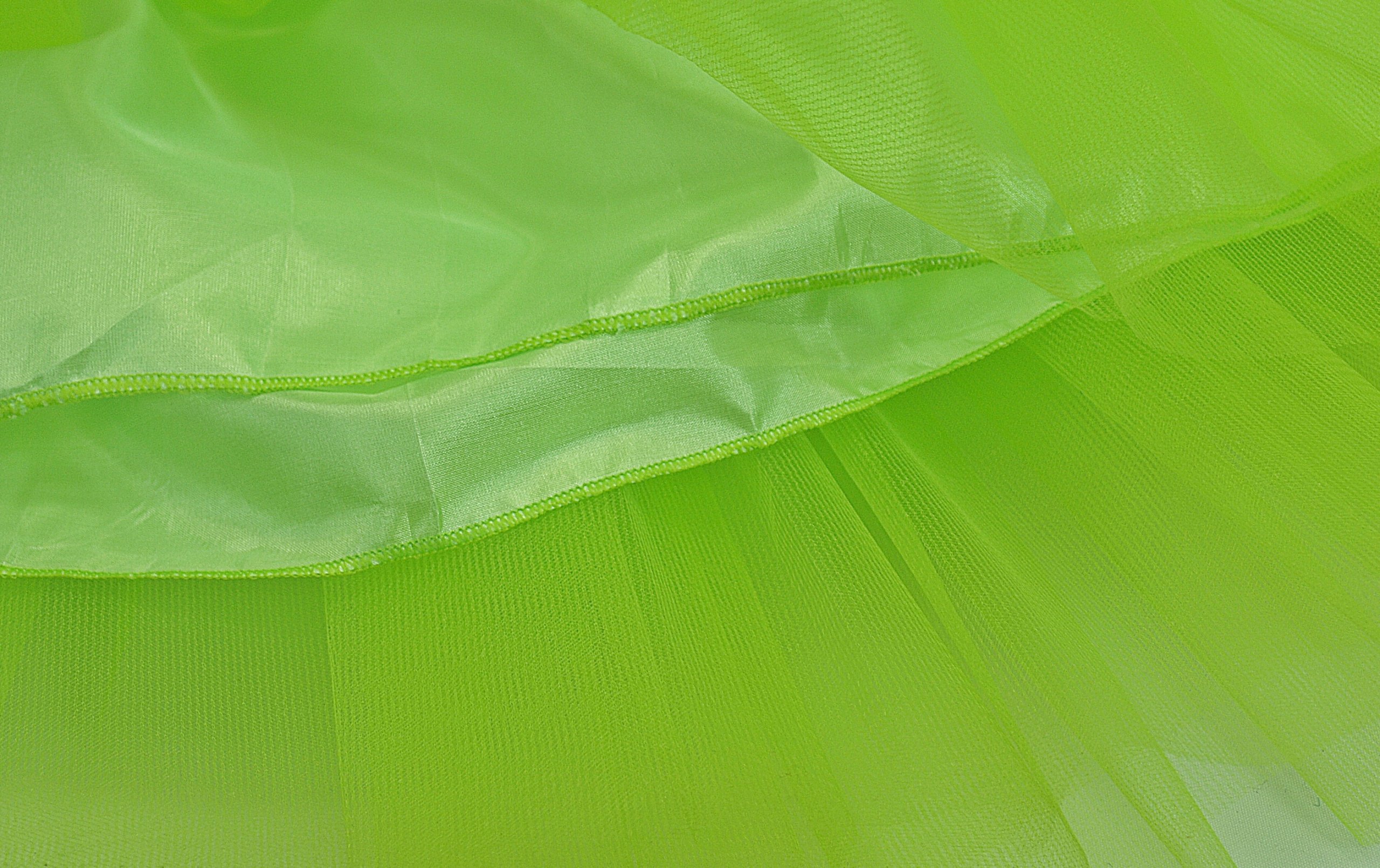 SPÓDNICZKA TIULOWA PODSZEWKA SPÓDNICA 40 cm j.ziel Rozmiar 32