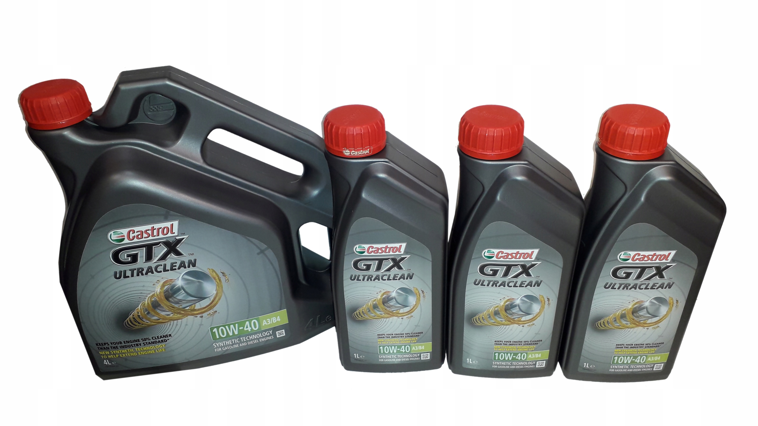 МАСЛО CASTROL GTX ULTRACLEAN 10W40 7L 4L + 3X 1L