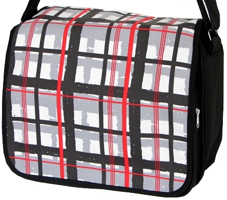 MŁODZIEŻOWA TORBA A4 - STUDENCKA SZKOLNA NA RAMIĘ Kolor wielokolorowy