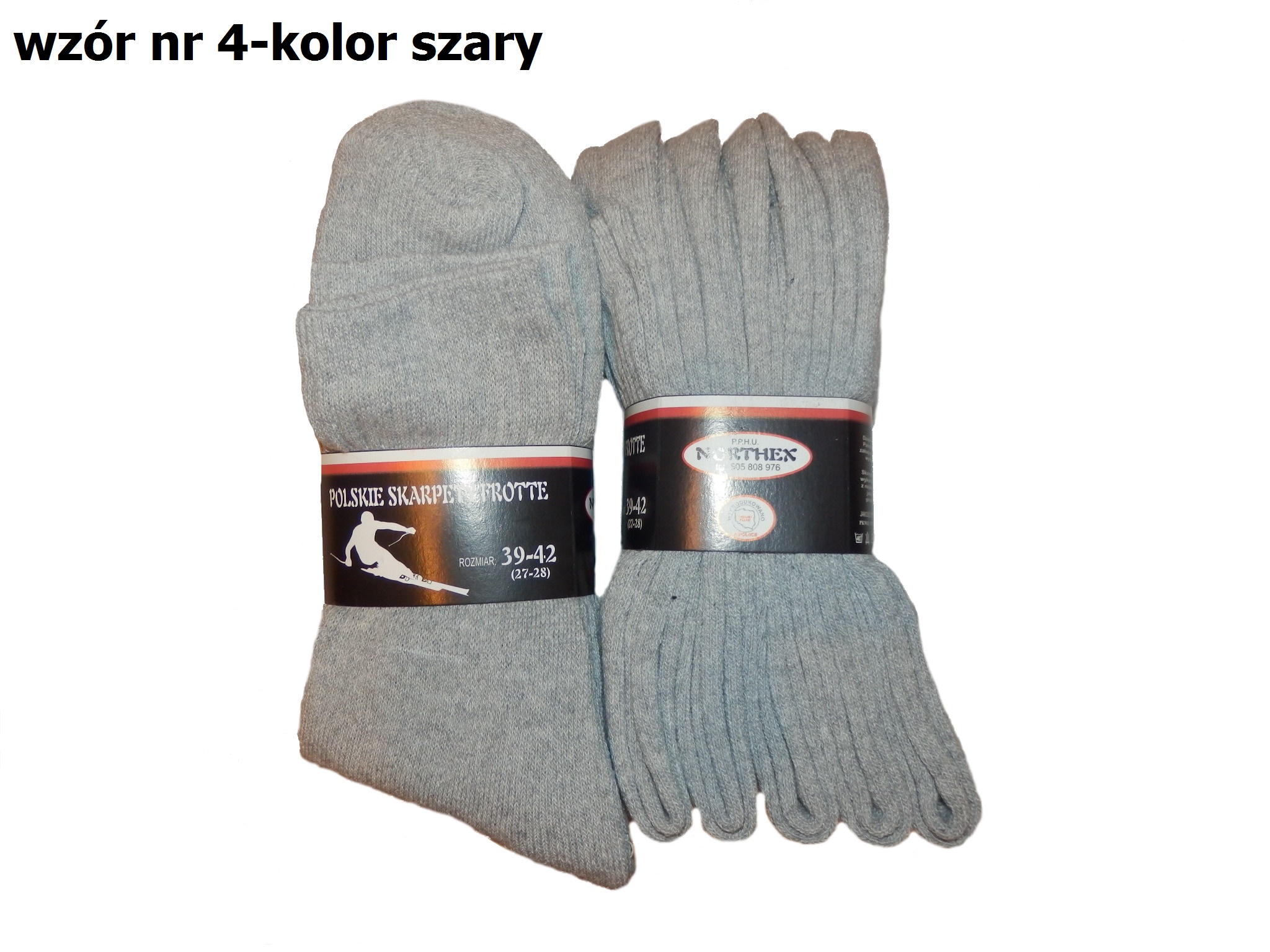 Skarpety, Skarpetki, Polska FROTTA frotte, 43-46 Fason skarpetki