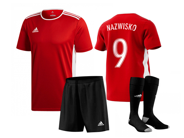 STRÓJ PIŁKARSKI ADIDAS TWÓJ NADRUK XL