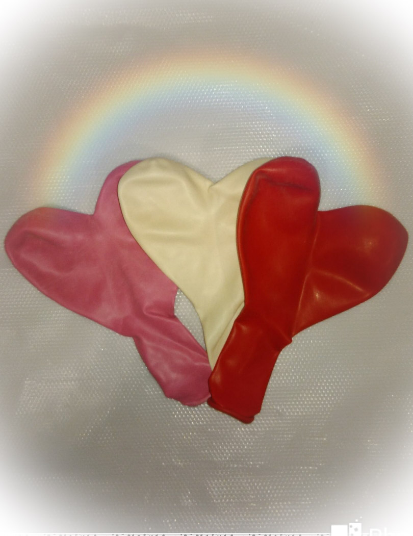 

Balony serca na ślub Mega ogromne XXL 45 cm 5 szt