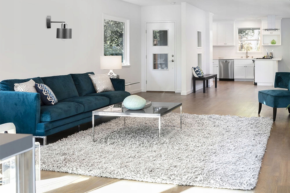 LAMPA KINKIET ŚCIENNY LOFT E27 LED Kolor biały czarny