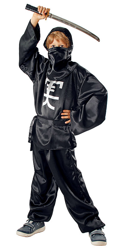 NINJA WOJOWNIK SAMURAJ STRÓJ KARNAWAŁ 110/116 HIT!