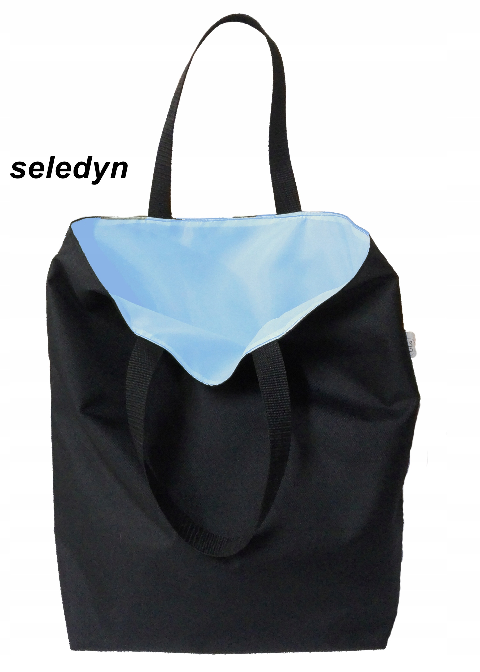 Elegancka EKOTORBA TORBA WODOODPORNA SHOPERKA 8kol Wielkość duża (mieszcząca A4)