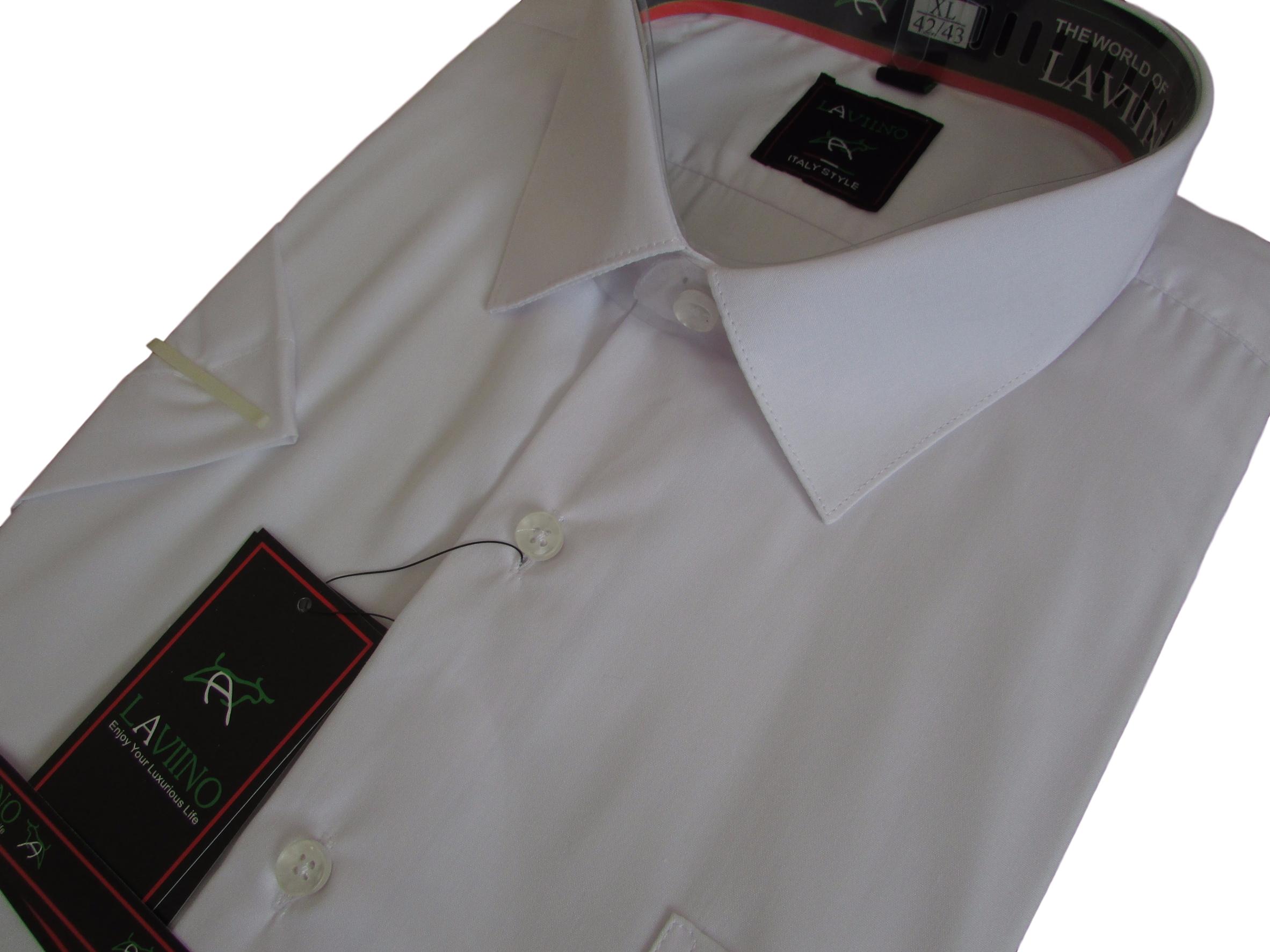 KLASYCZNA BIAŁA KOSZULA MĘSKA krótki rękaw 40/41 Rozmiar kołnierzyka 40