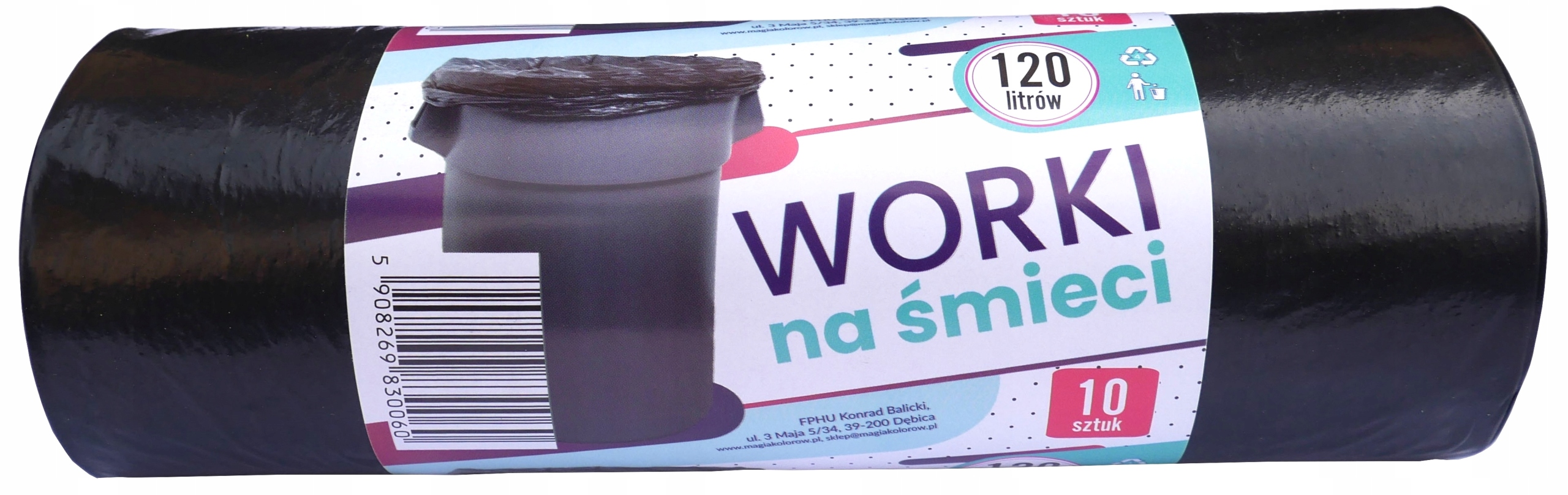 

Worki Na Śmieci Odpady 10SZT 120L Mocne