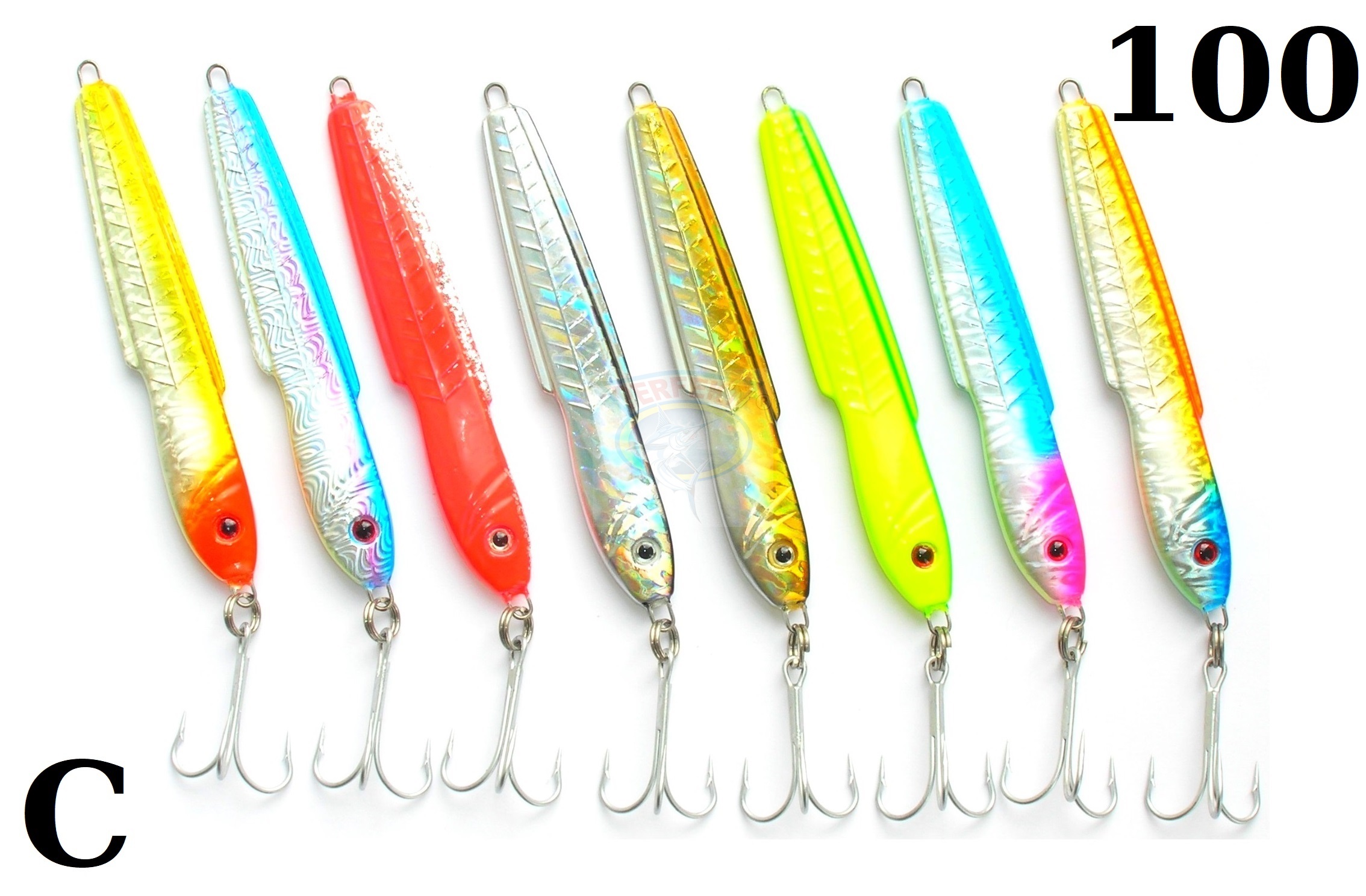 8 X Treska Pilker Perfekt Bora Sport 100gr s.C.