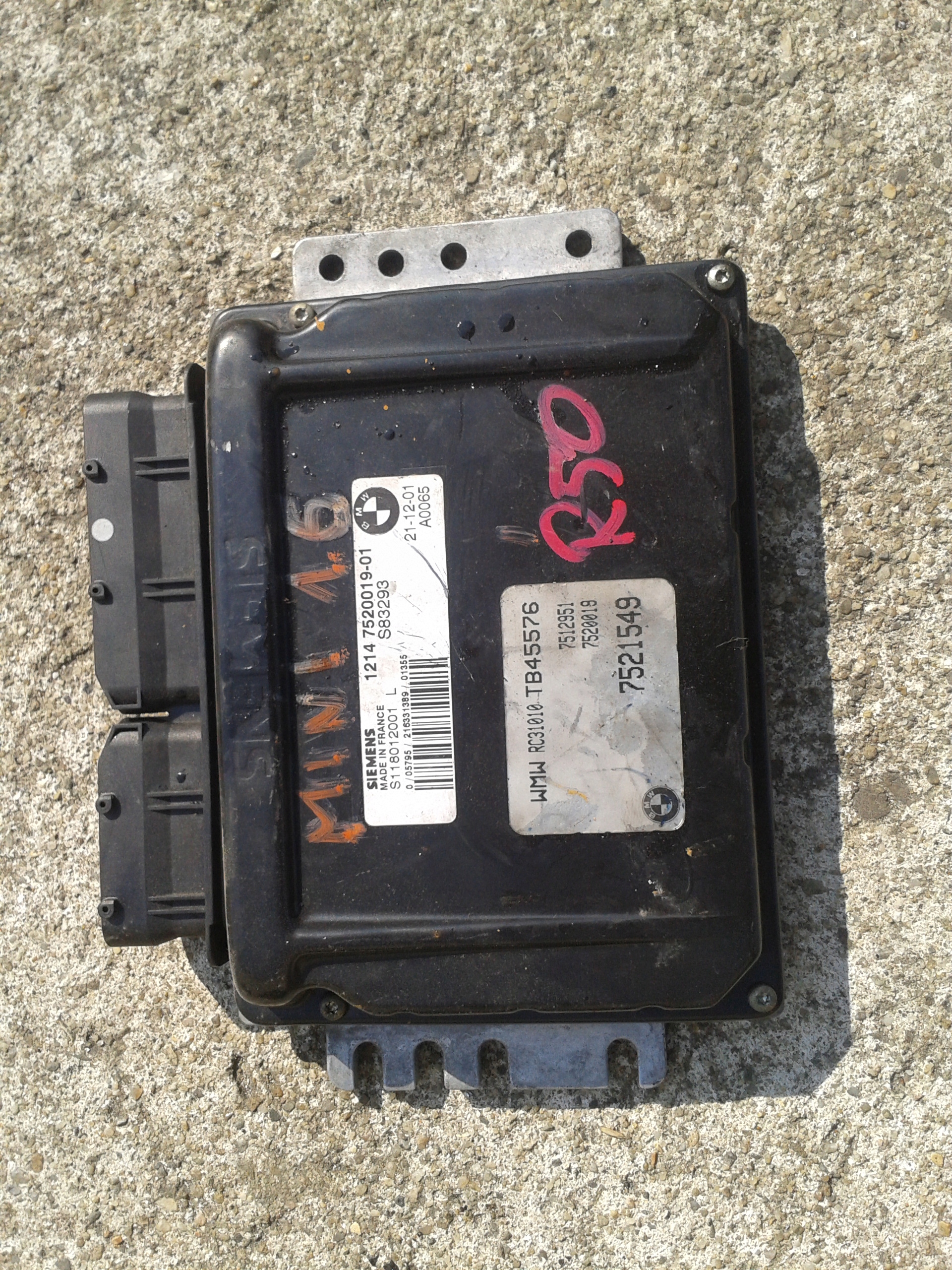 KOMPUTER MINI COOPER R50 1 6 BENZ 12147520019 01