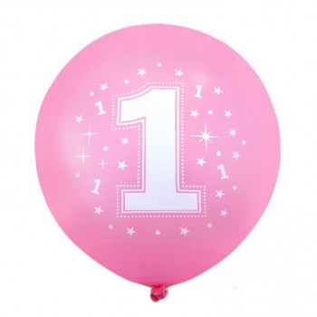 

Balon balony cyferka 1 impreza 1 urodziny 5 szt