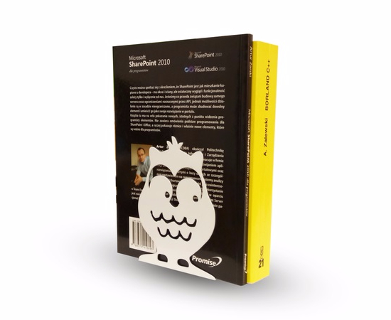 Podpórka do książek metalowa "Sowa" Marka bez marki