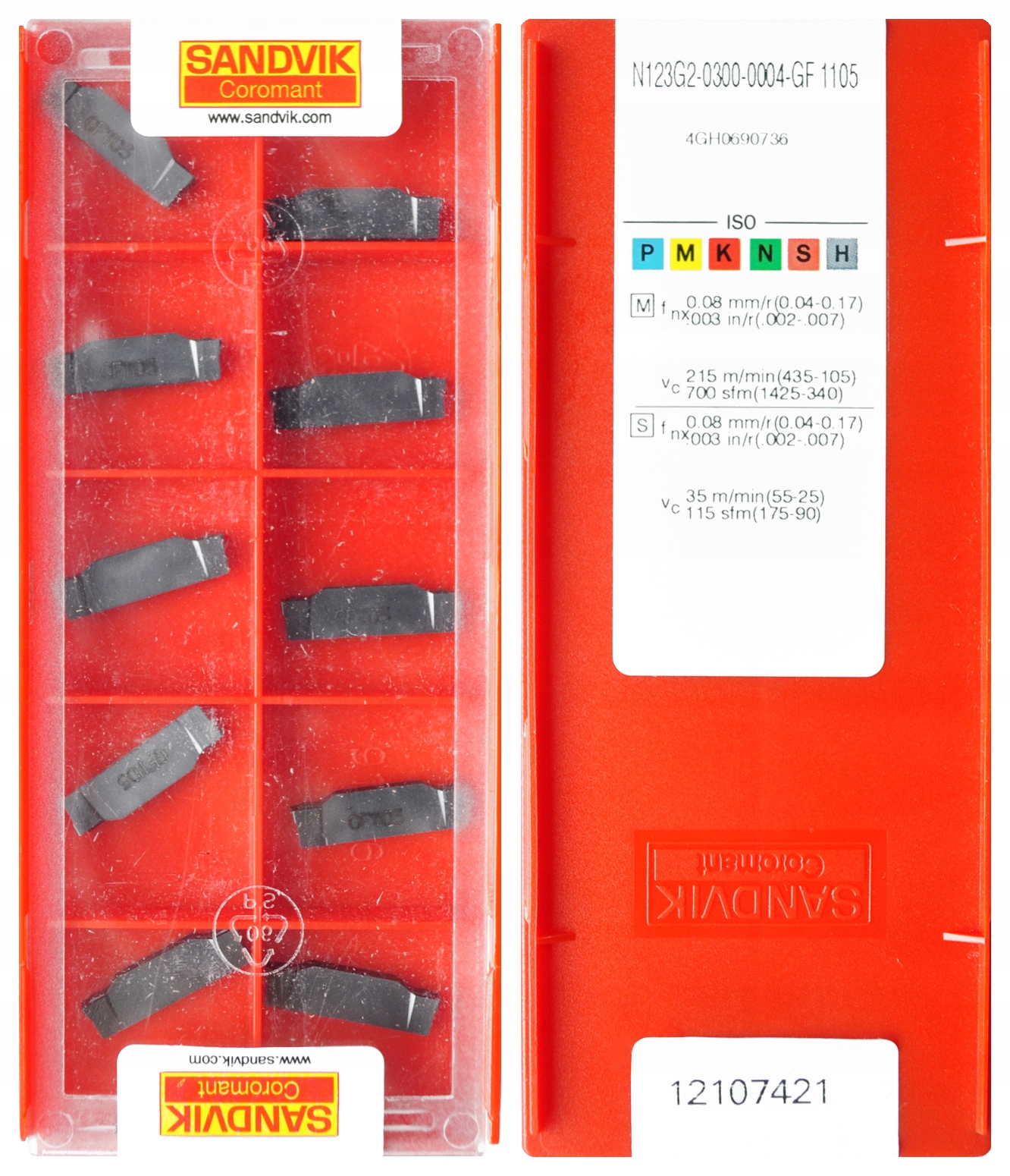 PŁYTKI N123G2-0300-0004-GF 1105 SANDVIK