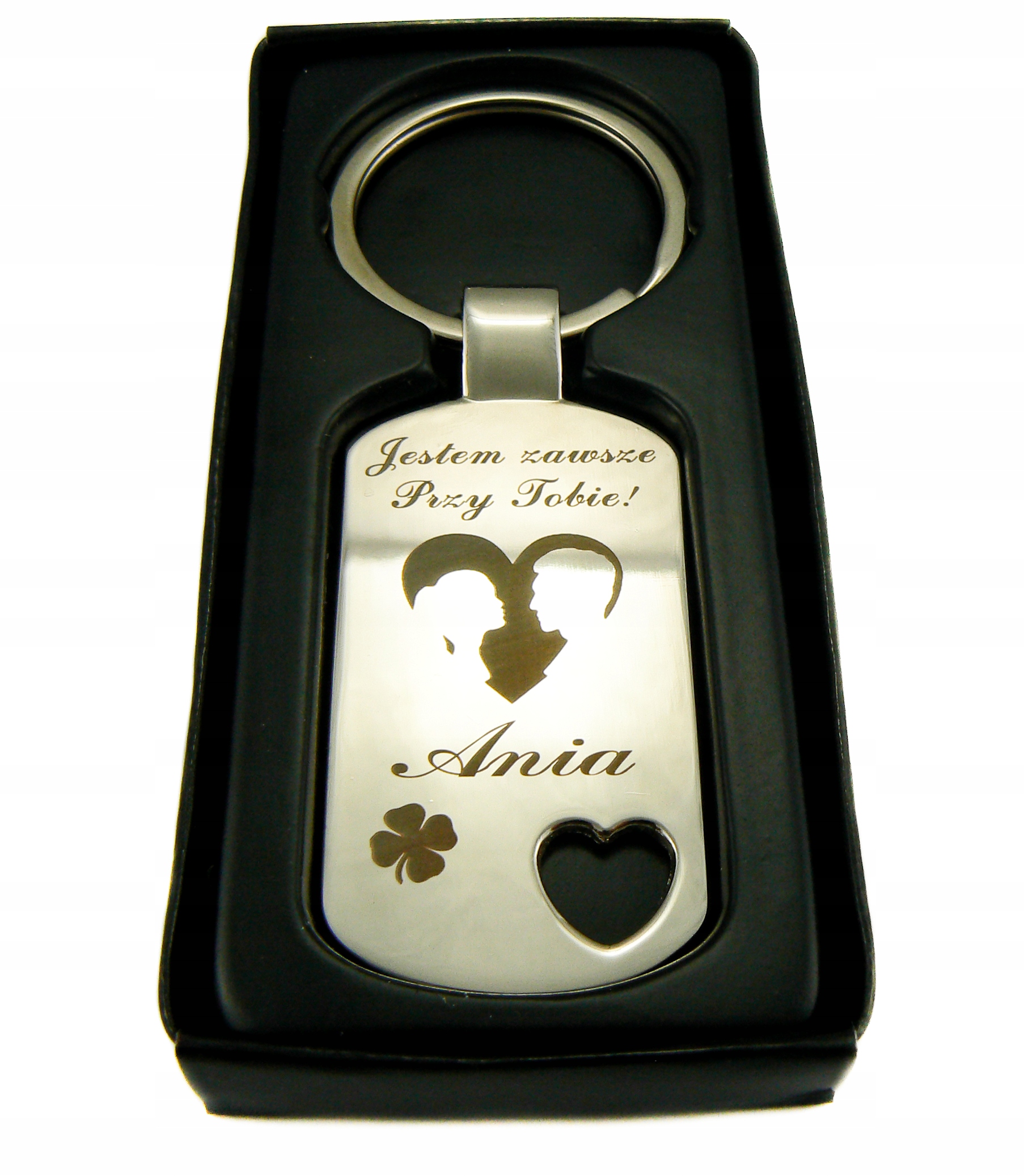 Brelok GRAWER PREZENT niesmiertelnik serduszko Cechy dodatkowe grawer