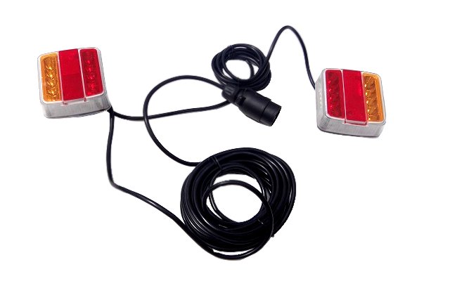 L1854 - НАБІР СВІТЛОДІОДНИХ ЛАМП ДЛЯ МАГНІТУ ПРИЧЕПА-ЕВАКУАТОРА 7,5 М !!