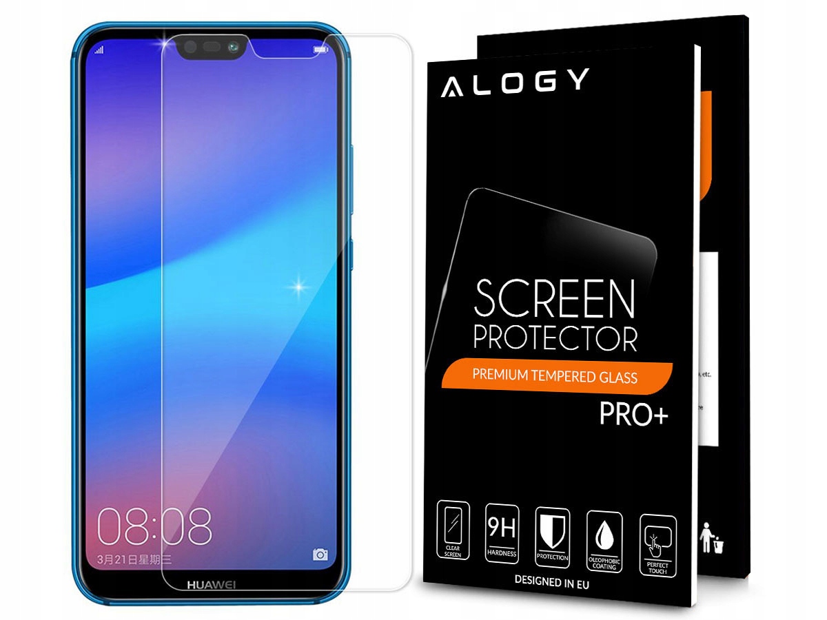 

Szkło Hartowane Glass 9H Na Ekran Huawei P20 Lite