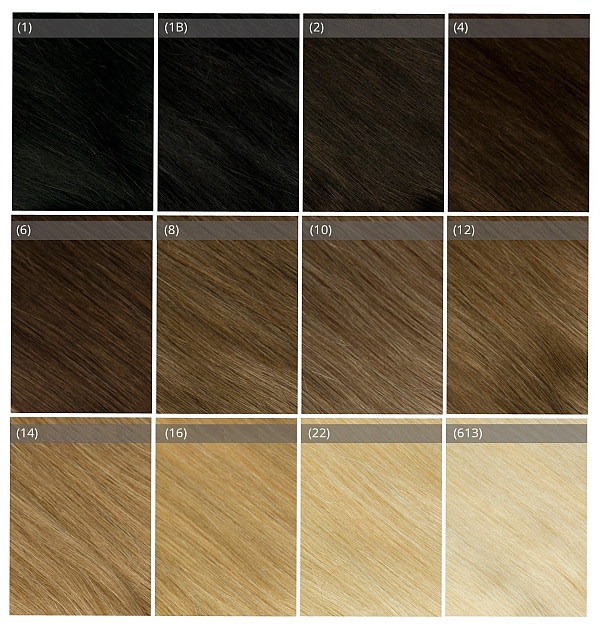 WŁOSY NATURALNE PASEMKA DOCZEPIANE NA KERATYNĘ ŁUSKA PASMA KERATYNOWE 40 CM Marka MODERN-HAIR