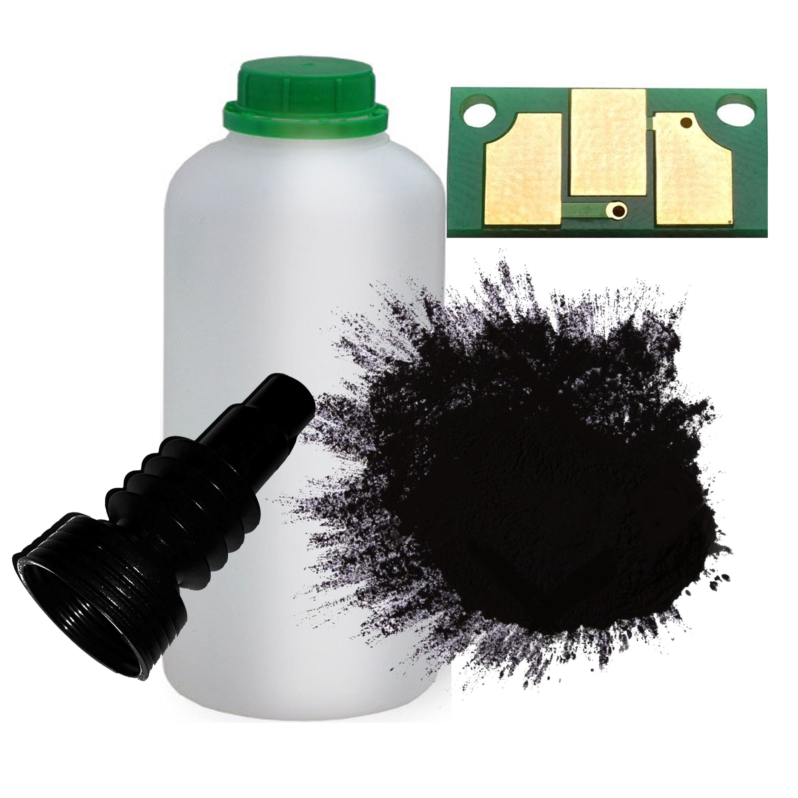 toner prášek 500 g čip pro Ricoh Ap 600 610 2600 2610 black new