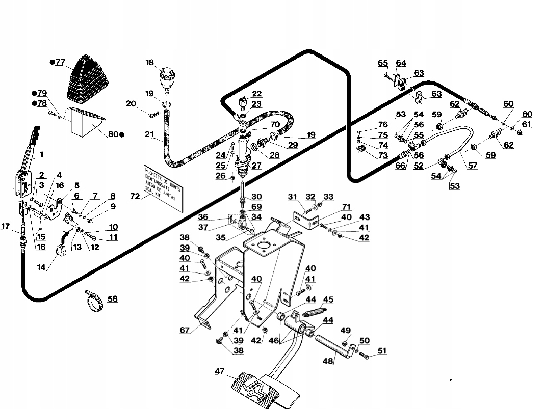 POMPA POMPKA HAMULCOWA MANITOU MLT 199624 MERLO Part number 199624