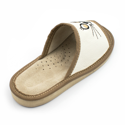 KAPCIE DZIECIĘCE KOT KLAPKI PANTOFLE SKÓRA JAKOŚĆ! Rozmiar 31