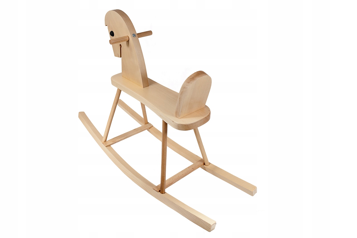 Drewniany bujak KOŃ NA BIEGUNACH bujany konik BUK Kod producenta Benigna