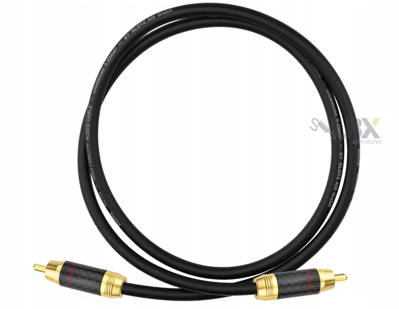 Kabel audio 2RCA - 2RCA cinch przewód Klotz 5m Długość kabla 5 m
