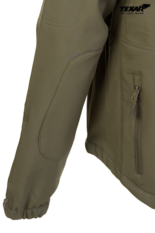 Texar KURTKA SOFTSHELL FALCON Kaptur OLIV - XXL Model FALCON