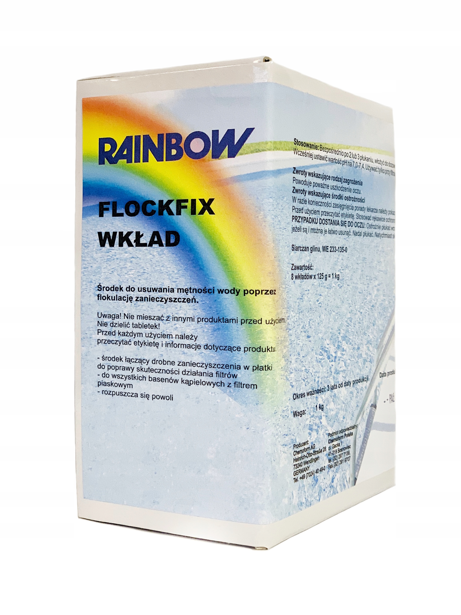 

Flok Koagulant Flockfix Rainbow 8 x Wkład 1 kg