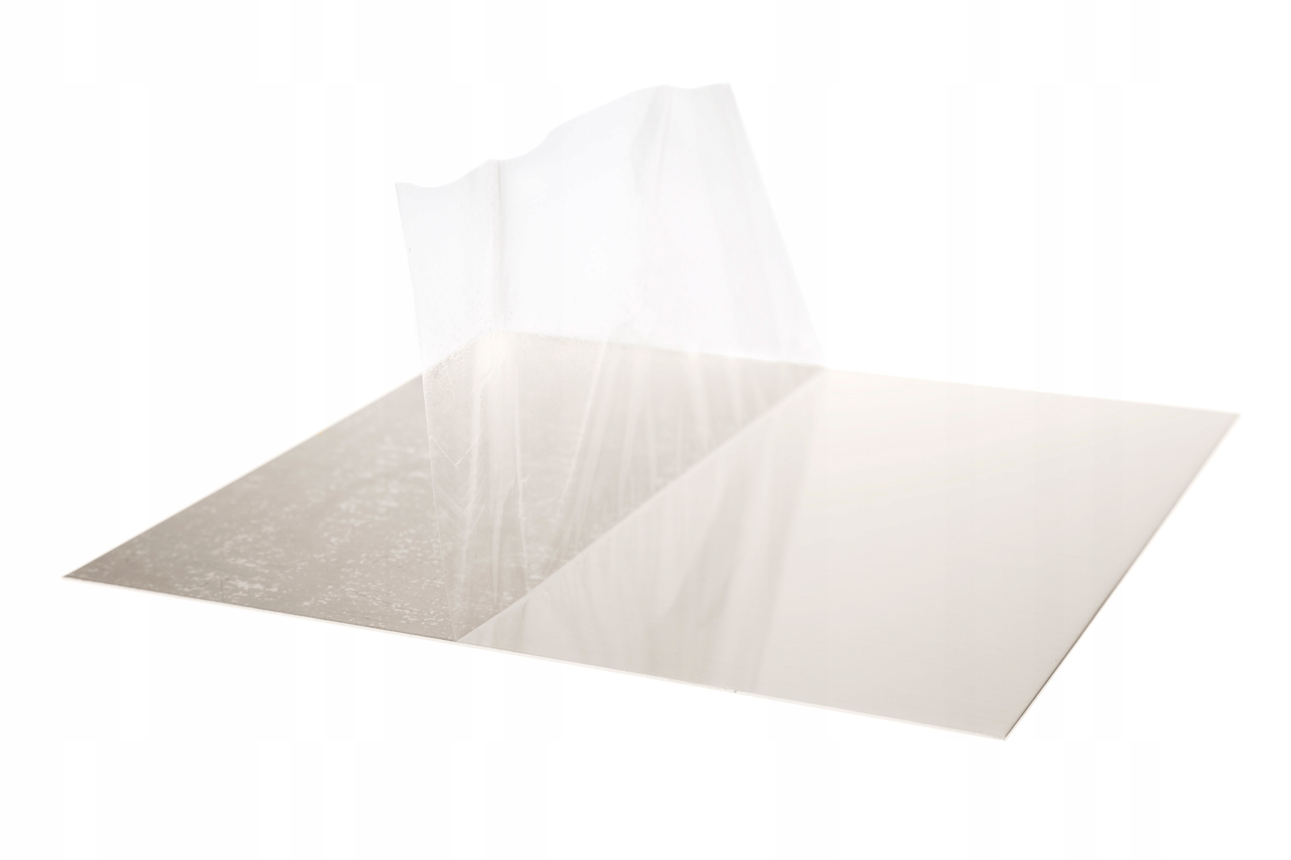 Plech alpaka nový stříbro 0,6 mm 30 x 30 cm 300 x 300 x 0,6 mm Fólie