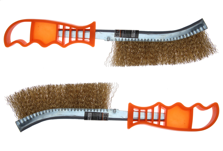 SZCZOTKA DRUCIANA SZCZELINOWA WĄSKA DO RDZY