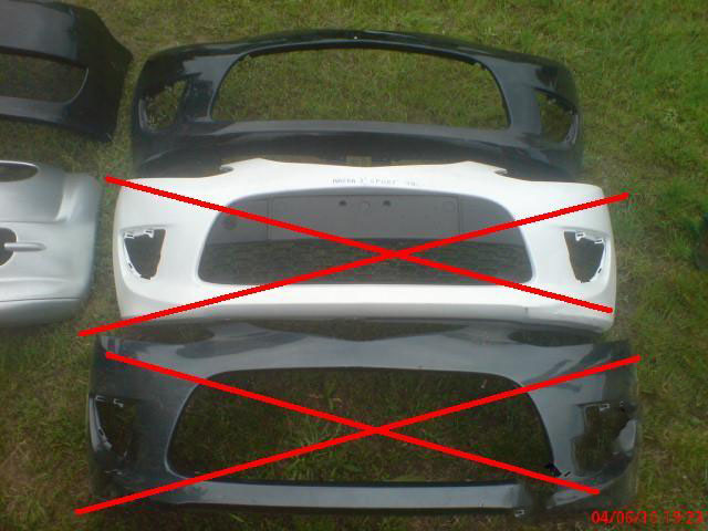 Mazda 2 Sport od 2007 przedni zderzak skorupa