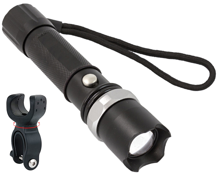 ZESTAW LAMPEK ROWEROWYCH LAMPKI ROWEROWE PRZÓD+TYŁ Zawartość zestawu lampka uchwyt na kierownicę