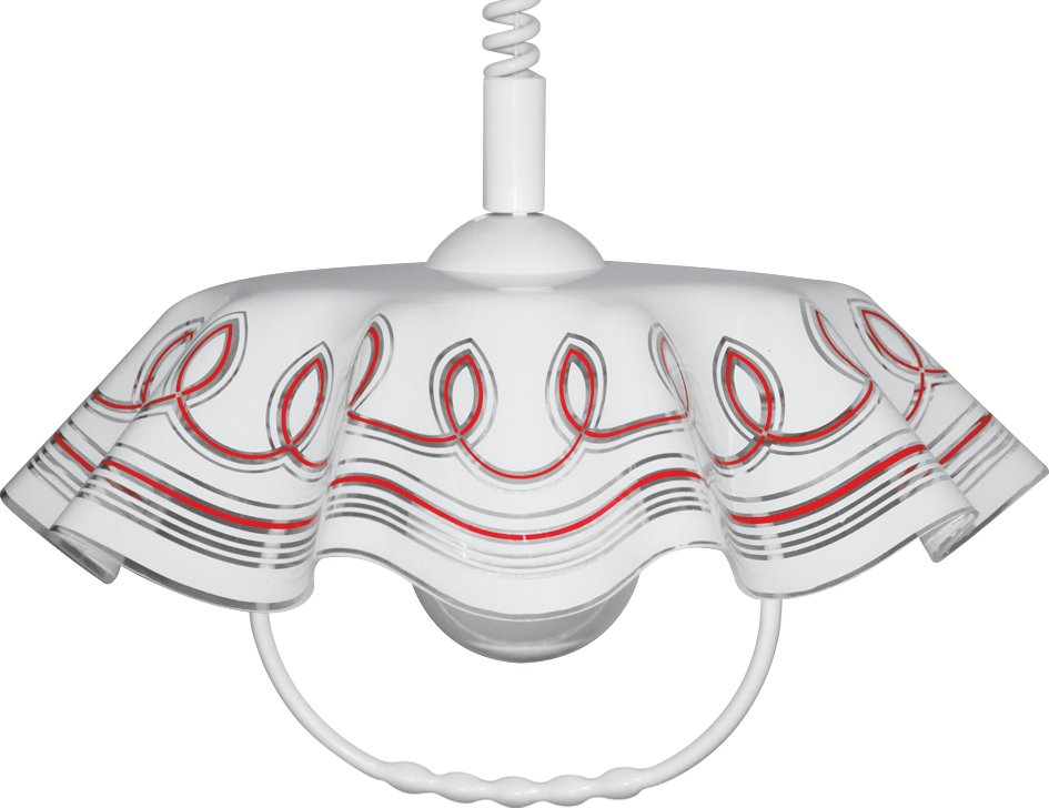 LAMPY KUCHENNE LAMPA WISZĄCA LAMPA SUFITOWA ABAŻUR Średnica/szerokość klosza 40 cm