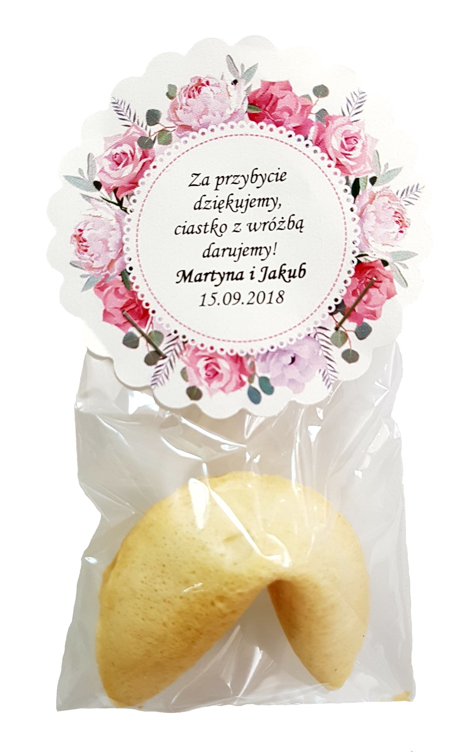 

Podziękowanie dla Gości Ciasteczko z Wróżbą Promoc