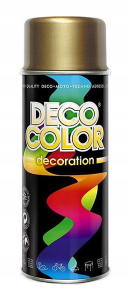 DECO COLOR FARBA LAK RAL ZLATÁ SPREJ 400ml