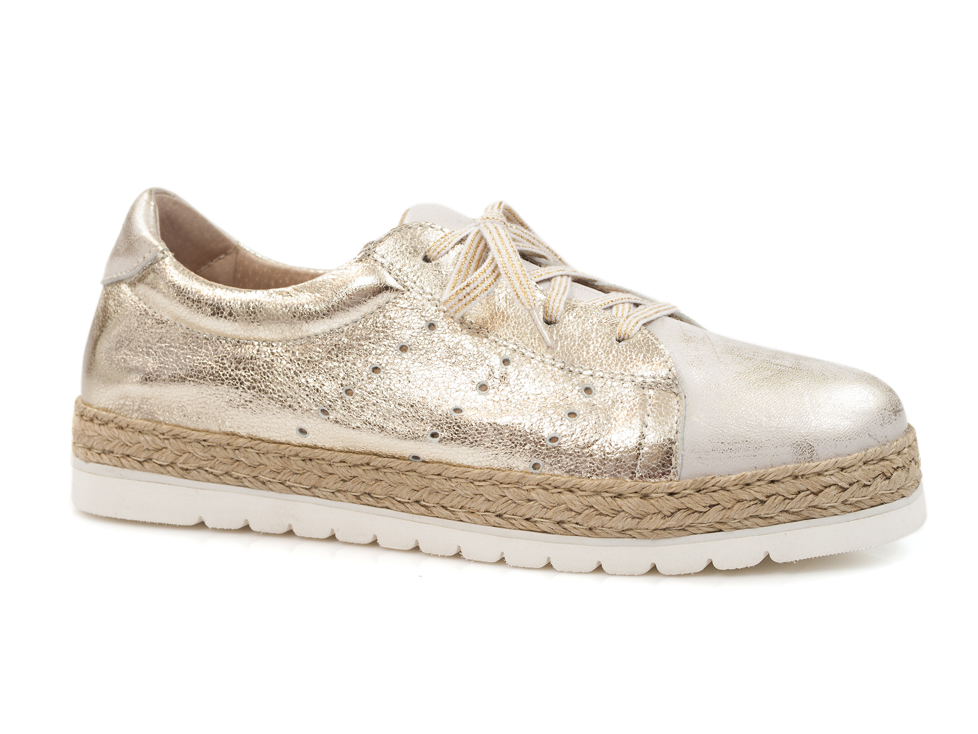 

półbuty damskie skórzane na płaskim buty Sneakersy