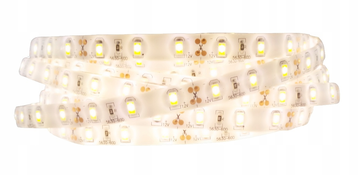 

Taśma Led 5630 300D IP65 wodoodporna Ciepła 0.5m