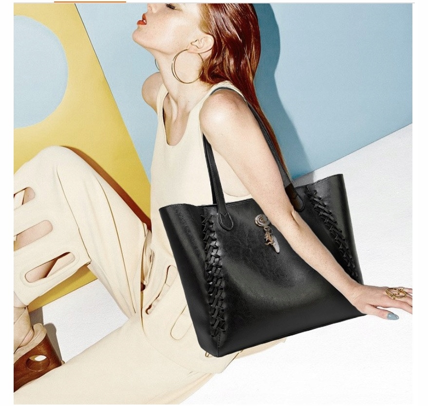 2w1 Damska Torebka Kuferek Shopper Bag A4 2 kol Marka inna