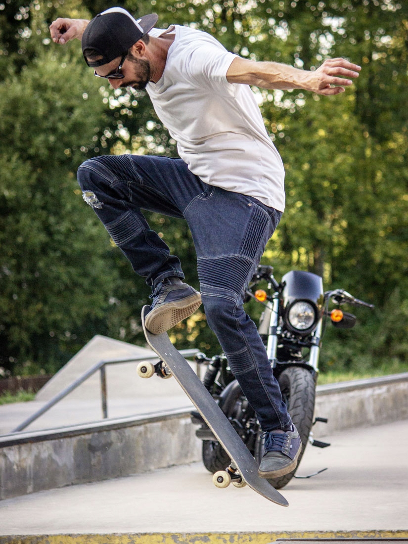 Spodnie Motocyklowe TRILOBITE SK8 30 | SALE -40% Producent Trilobite