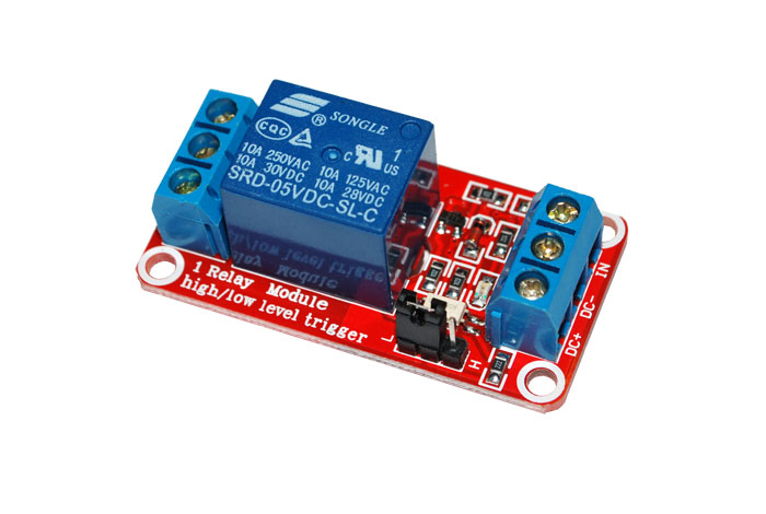 

Moduł przekaźnika 5V 10A załączany + lub - (red)