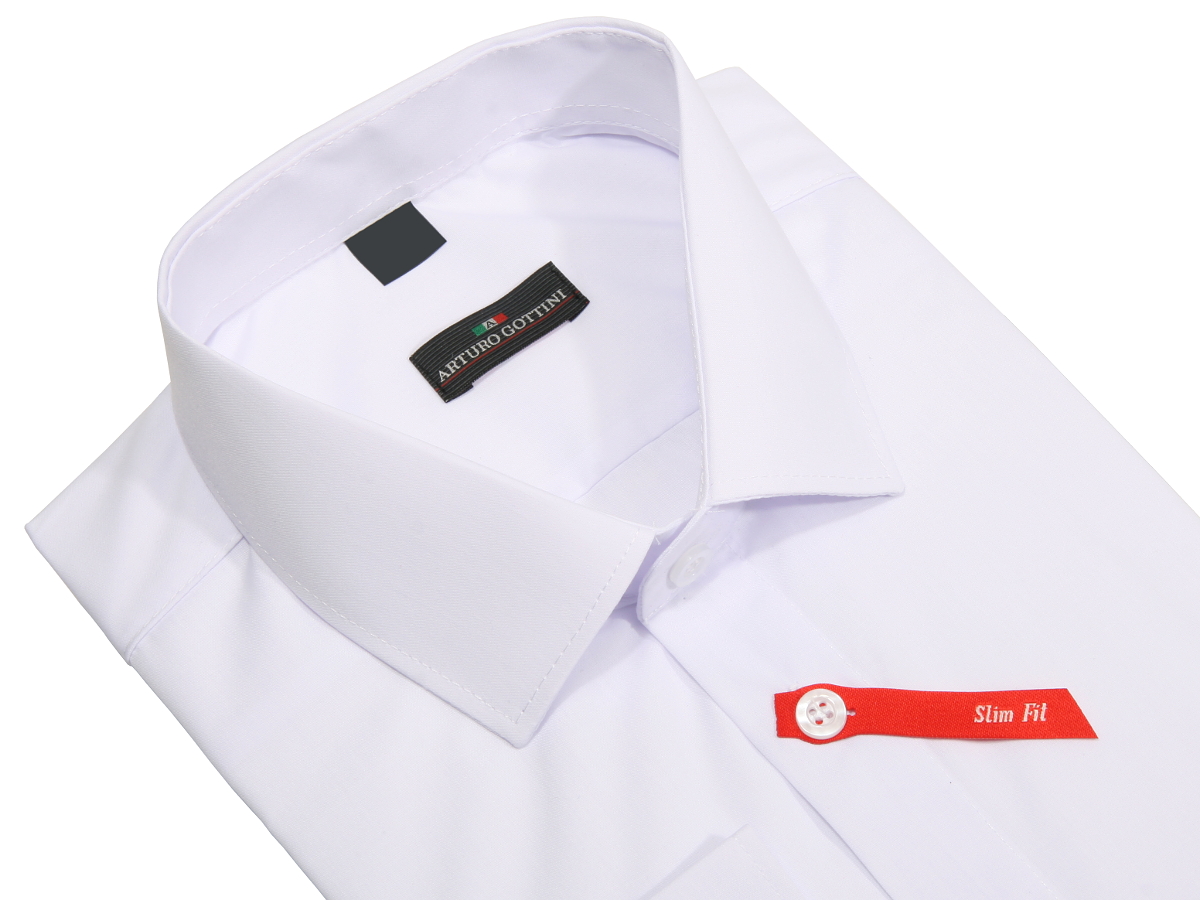 KOSZULA BIAŁA GŁADKA 39 164-170 SLIM FIT Marka inna